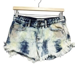Free People Jean Denim Shorts Size 25